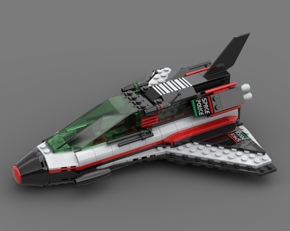 Lego Space Police II Shuttle - compatible to 10391