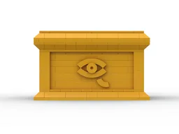 Sealed gold cabinet