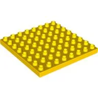 Duplo Plate 8 x 8 / Yellow
