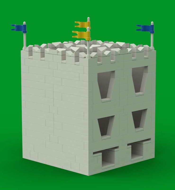Lego Carcassonne Tile dispenser