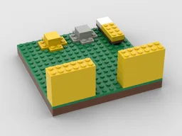 Minecraft bedwars yellow island