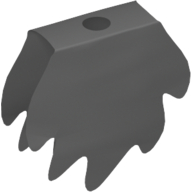 Lego Neckwear Poncho, Tattered with Center Hole (Dementor) / Dark Bluish Gray