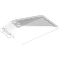 Windscreen 8 x 4 x 2 with Handle and 2 Studs [Solid Studs] [Plain] / Trans-Clear