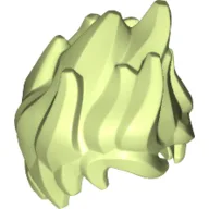 Hair Tousled and Spiked Up Very High / Yellowish Green