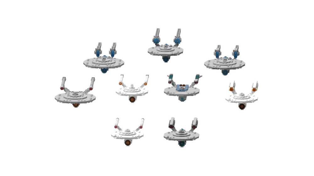 Lego All Constitution-Class MOCs, Smooth Edition