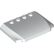 Lego Brick Wedged, Curved Triple 4 x 6 x 2/3 with 4 Studs