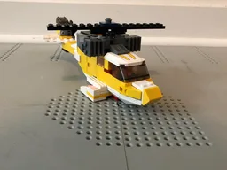 Custom Yellow Helicopter