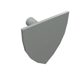 Shield Triangular / Light Gray