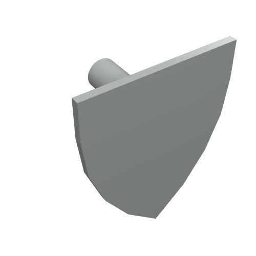 Lego Shield Triangular / Light Gray