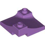 Lego Brick Curved, Internal Double, 3 x 3 with 1/3 Inverted Cutout, Corner / Medium Lavender