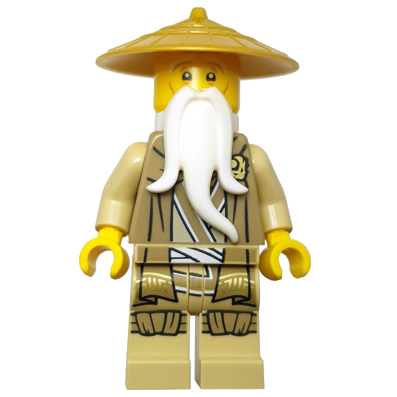 Lego Master Wu, Dark Tan Robe