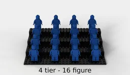 16 Minifigure Stand (12, 18, 20 or 24 figure versions also available)