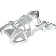 Large Figure Foot, Small with Axle Connector / White