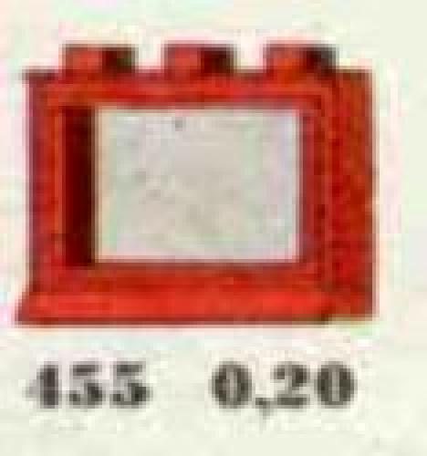 Lego 1 x 3 x 2 Window, Red or White