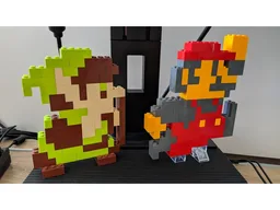 8-bit Super Mario Bros Sprite (Jumping)