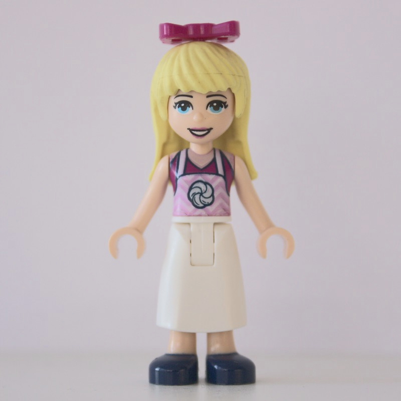 Lego Stephanie - Magenta Top, White Apron