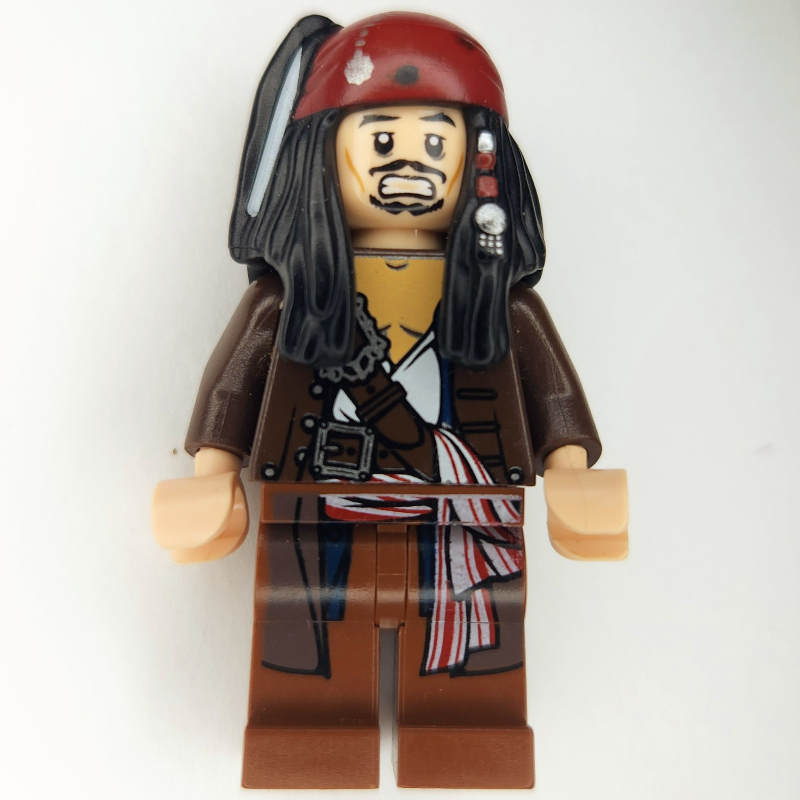 Lego Captain Jack Sparrow with Open Jacket