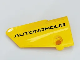 Technic, Panel Fairing # 3 Small Smooth Long, Side A with Black 'AUTONOMOUS' Pattern (Sticker) - Set 42081