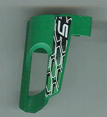 Technic, Panel Fairing # 6 Small Short, Large Hole, Side B with Number 5, White and Black Hexagons Pattern (Sticker) - Set 8469