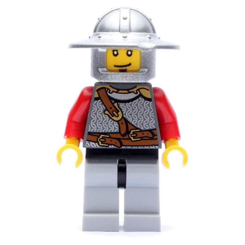 Lego Lion Knight, Wide Brim Helmet, Soul-patch