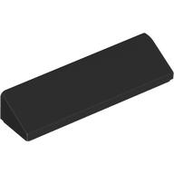 Lego Brick Sloped 30° 1 x 4 x 2/3 / Black