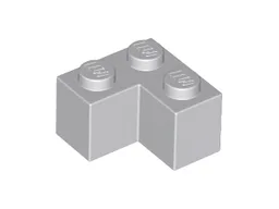 Brick 2 x 2 Corner / Light Bluish Gray
