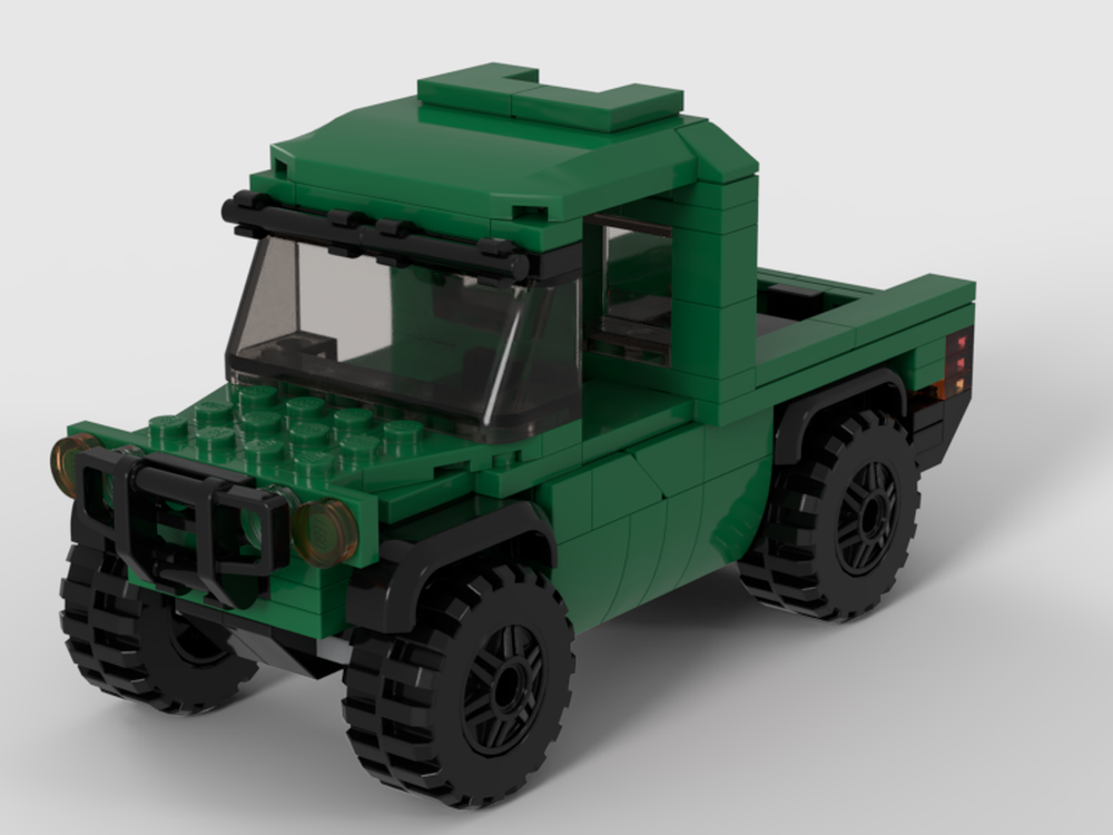 Lego Open Army Jeep (long)