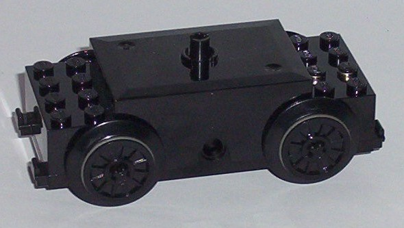 Lego Electric, Train Motor 9V RC Train with Black Axles and Wheels (x1688 / 3706 / 55423c01)
