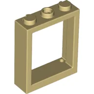 Window Frame 1 x 3 x 3 / Tan