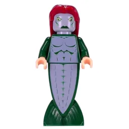 Merman with Dark Red Hair