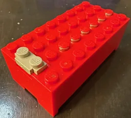 Electric 9V Battery Box Small without Battery Cover / Red