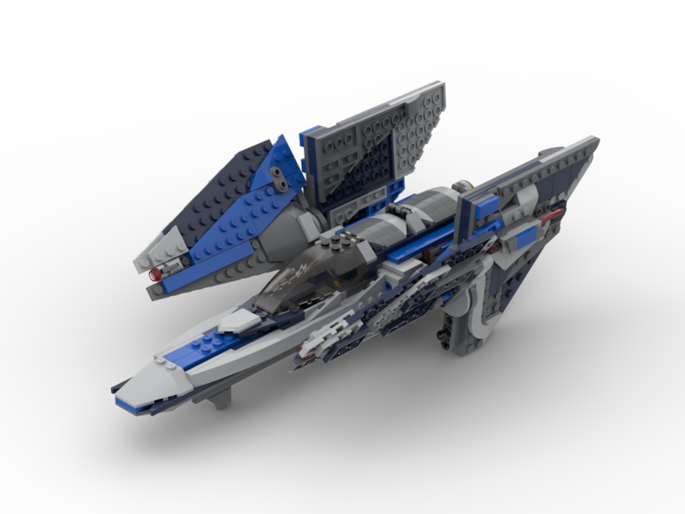 Lego Mandalorian Starfighter Alt. Build "Double-V-Wing Starfighter"