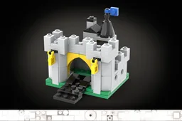 Mini 6074 Black Falcons Fortress