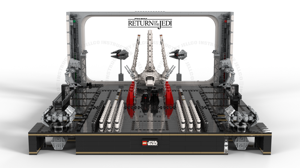 Lego Micro Diorama : Episode VI Emperor's Inspection Full Package