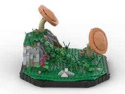 Lego MOC ARK Aberration – Green Zone Diorama