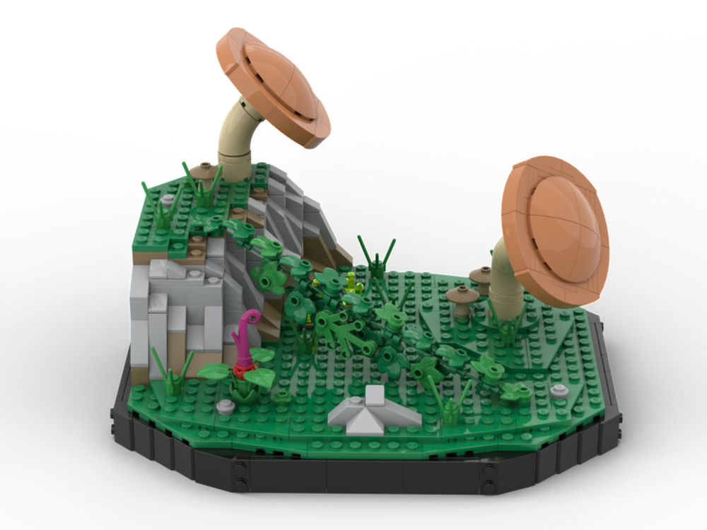 Lego MOC ARK Aberration – Green Zone Diorama