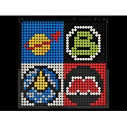Classic Space Lego Art (studded)