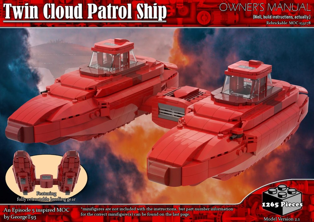 Lego SW ESB Twin Cloud Patrol Ship