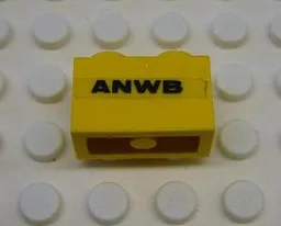 Brick 1 x 2 with 'ANWB' Pattern on Both Sides (Stickers) - Set 1590-2
