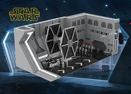 SW Imperial Hangar (Rogue One/Death Star) Imperial fighter included