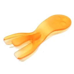 Clikits Part Separator with Heart, Flower and Star on Handle / Trans-Flame Yellowish Orange