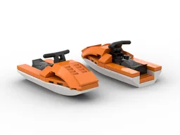 Orange Jet Ski