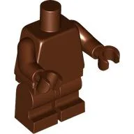 Minifig Body with SMART Tag, Medium Legs, Plain Reddish Brown / Ewok / Reddish Brown