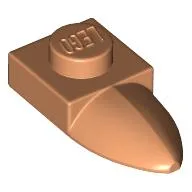 Plate Special 1 x 1 with Tooth / Nougat