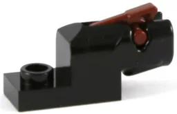Projectile Launcher, 1 x 2 Mini Blaster / Shooter with Reddish Brown Trigger (15403 / 15392)