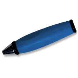 Pen Body, with Chrome Tip, Black Ends / Blue