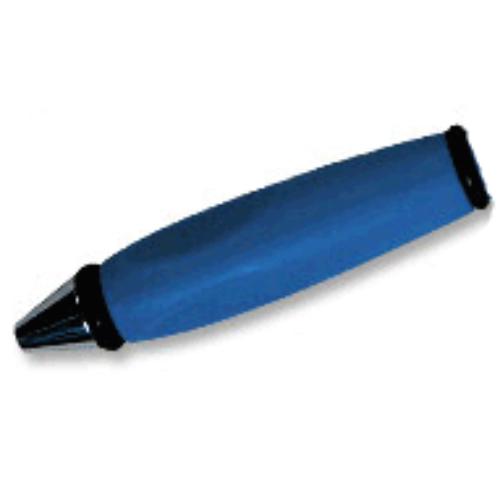 Lego Pen Body, with Chrome Tip, Black Ends / Blue