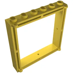 Window 1 x 6 x 5 / Yellow