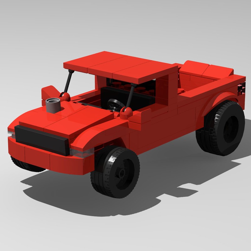 Lego 2nd Gen Dodge Ram 2500 Drag Truck