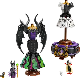Maleficent's and Cruella de Vil's Dresses
